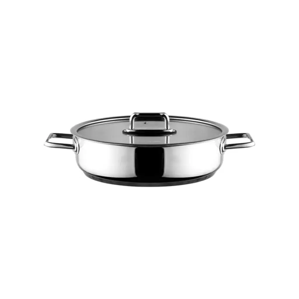 Aryıldız Colombus Metal Kulp Cam Kapak Basık Tencere - 26 Cm