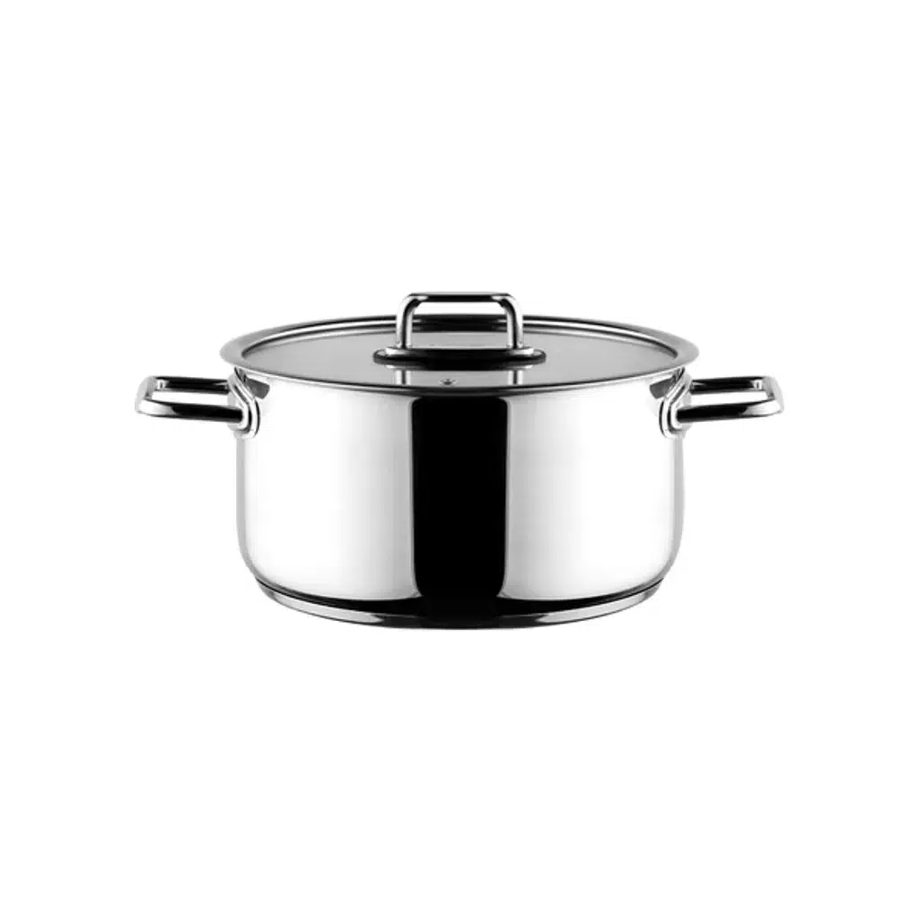 Aryıldız Colombus Metal Kulp Cam Kapak Derin Tencere - 26 Cm