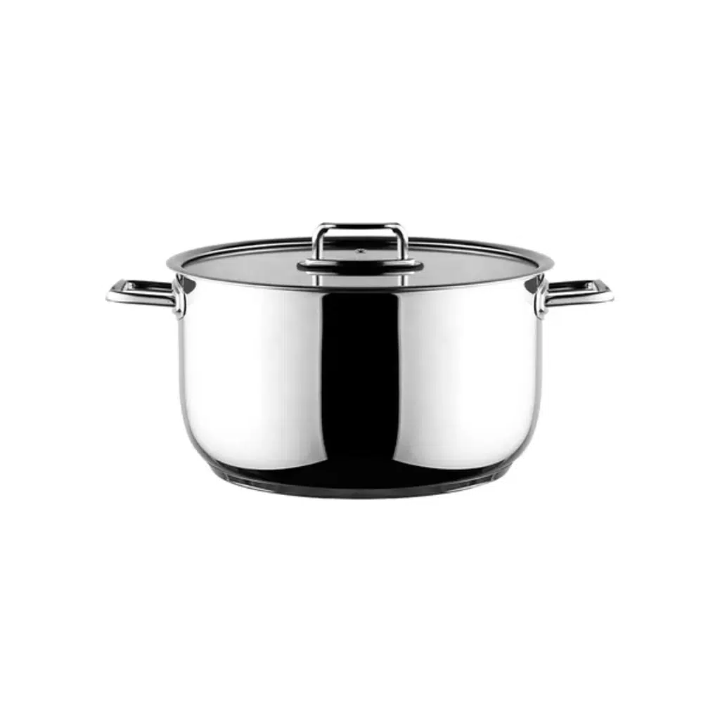 Aryıldız Colombus Metal Kulp Cam Kapak Derin Tencere - 30 Cm