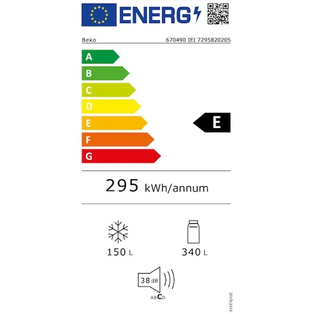 Beko 670490 IEI 490 L No Frost Buzdolabı Beko 670490 IEI 490 L No Frost Buzdolabı