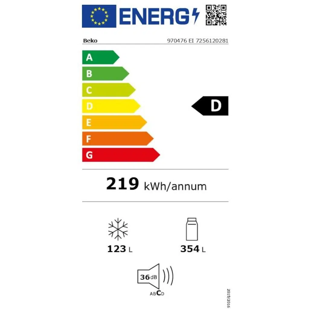 Beko 970476 EI 477 LT No-Frost Çift Kapılı Buzdolabı Beko 970476 EI 477 LT No-Frost Çift Kapılı Buzdolabı