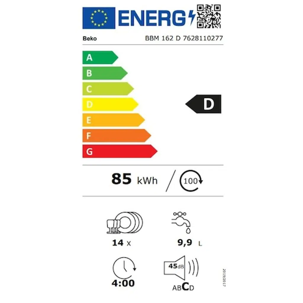 Beko BBM 162 D 6 Programlı Ankastre Bulaşık Makinesi Beko BBM 162 D 6 Programlı Ankastre Bulaşık Makinesi