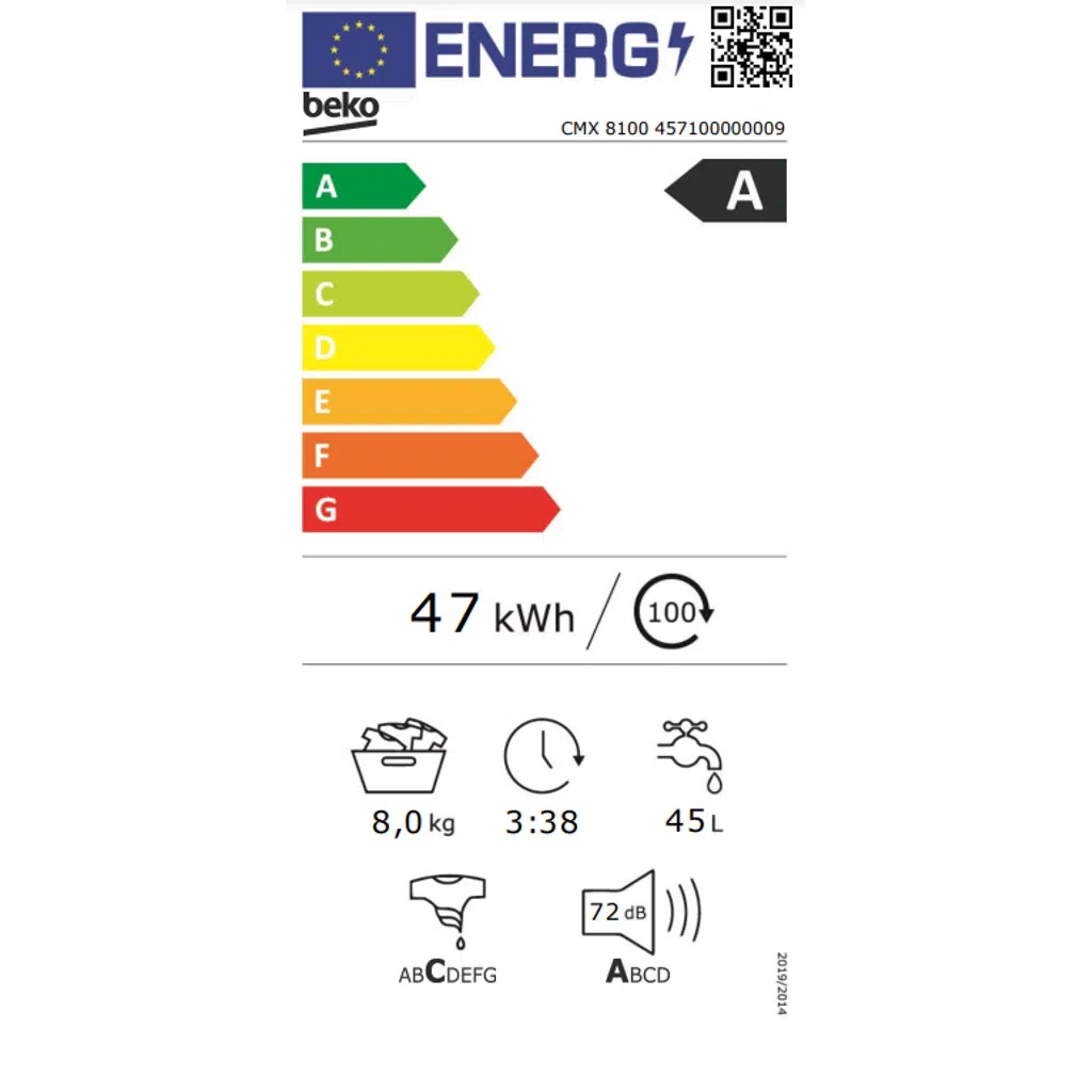 Beko CMX 8100 1000 Devir 8 KG Çamaşır Makinesi Beko CMX 8100 1000 Devir 8 KG Çamaşır Makinesi