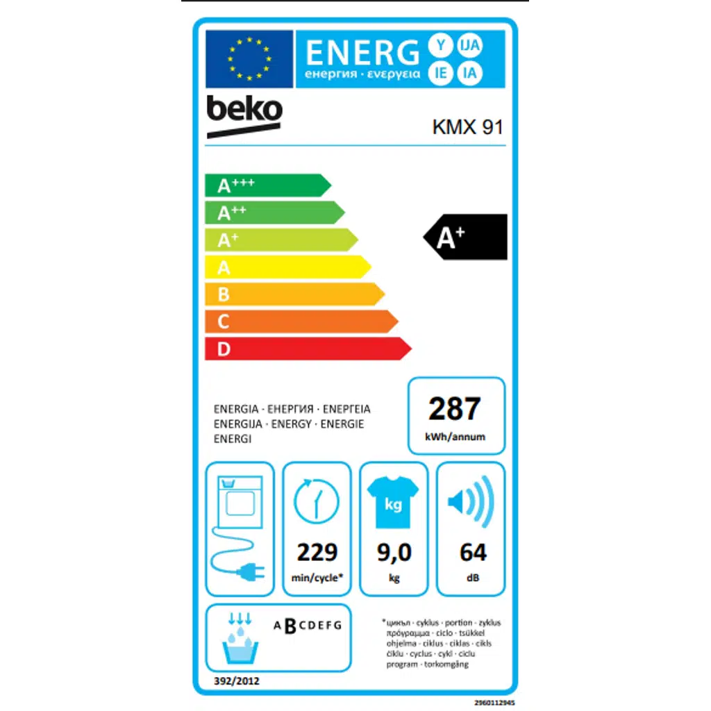 Beko KMX 91 9 KG Kurutma Makinesi Beko KMX 91 9 KG Kurutma Makinesi
