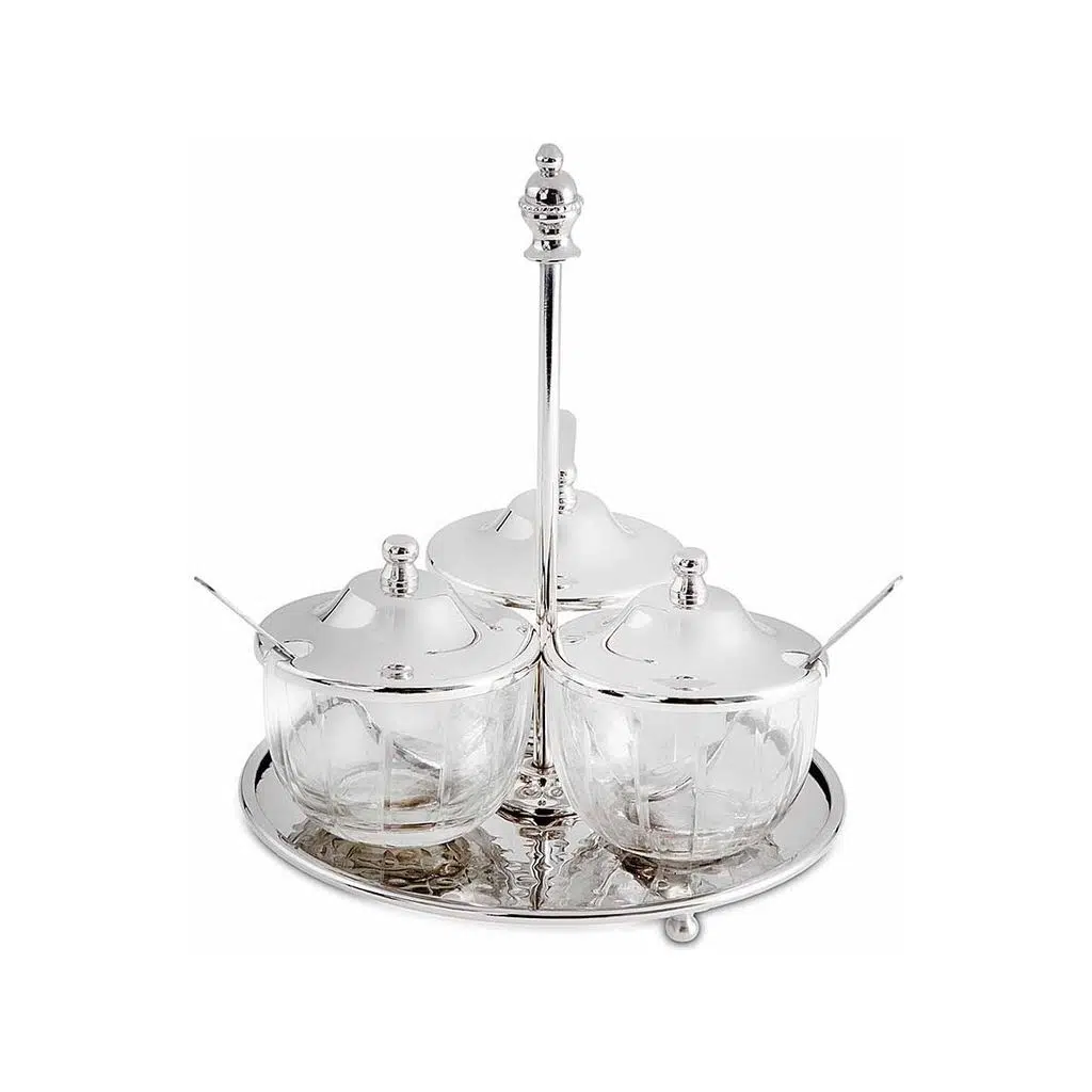 Jumbo Alula Standlı 3'lü Baharat Seti 16,5X16,5X18,5 cm Jumbo Alula Standlı 3'lü Baharat Seti 16,5X16,5X18,5 cm