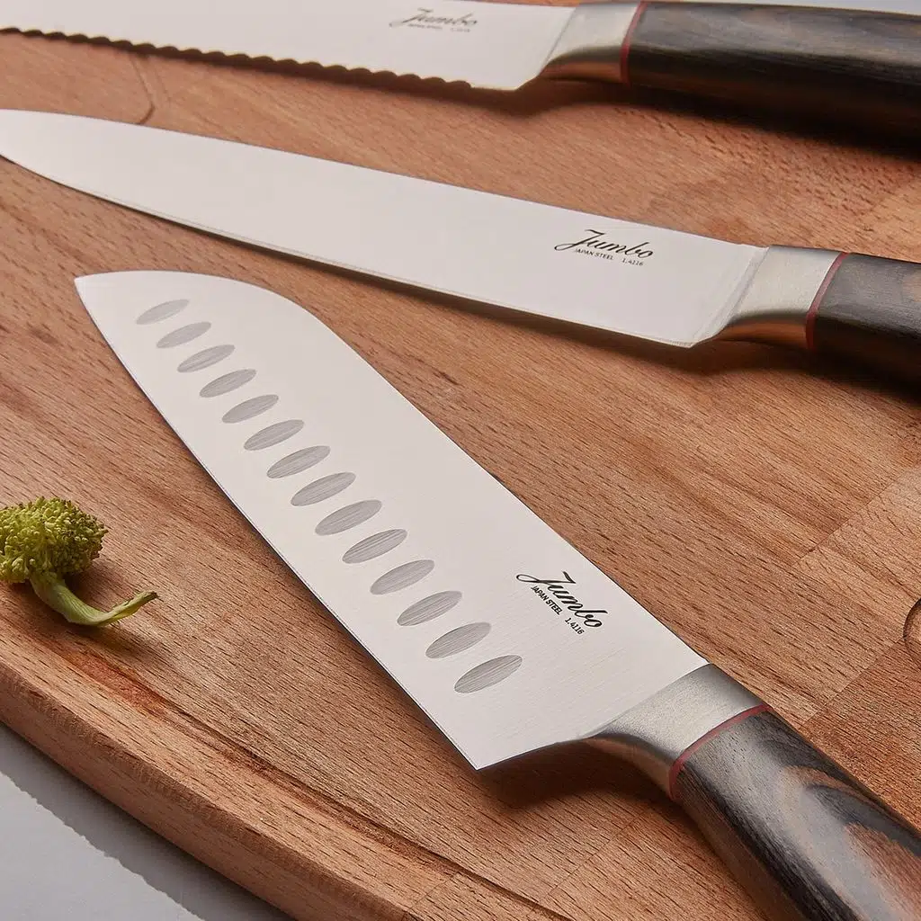 Jumbo Kobe Japon Çeliği 5 Parça Bıçak Seti Jumbo Kobe Japon Çeliği 5 Parça Bıçak Seti