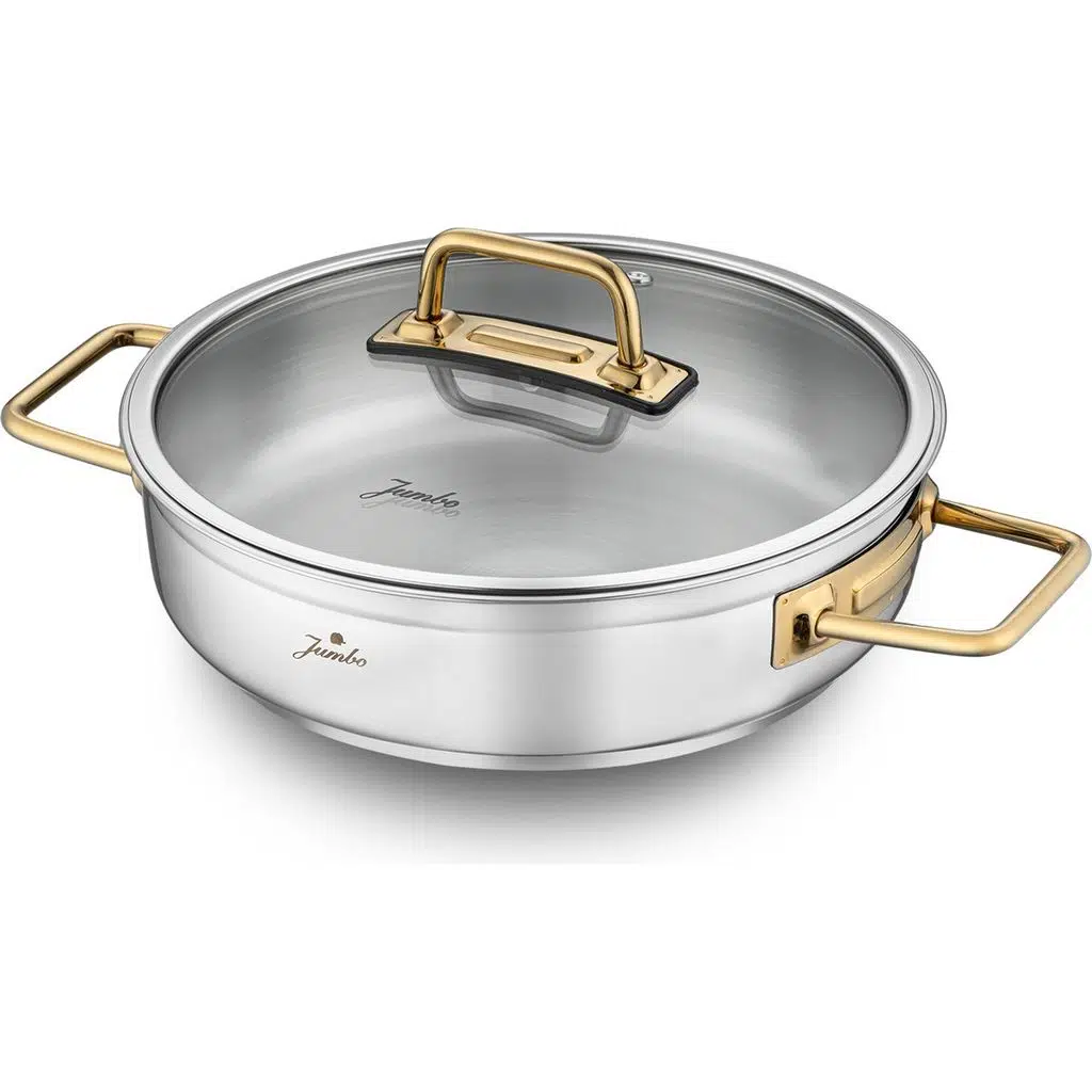 Jumbo Modena 8 Parça Titanyum Gold Tencere Seti Jumbo Modena 8 Parça Titanyum Gold Tencere Seti