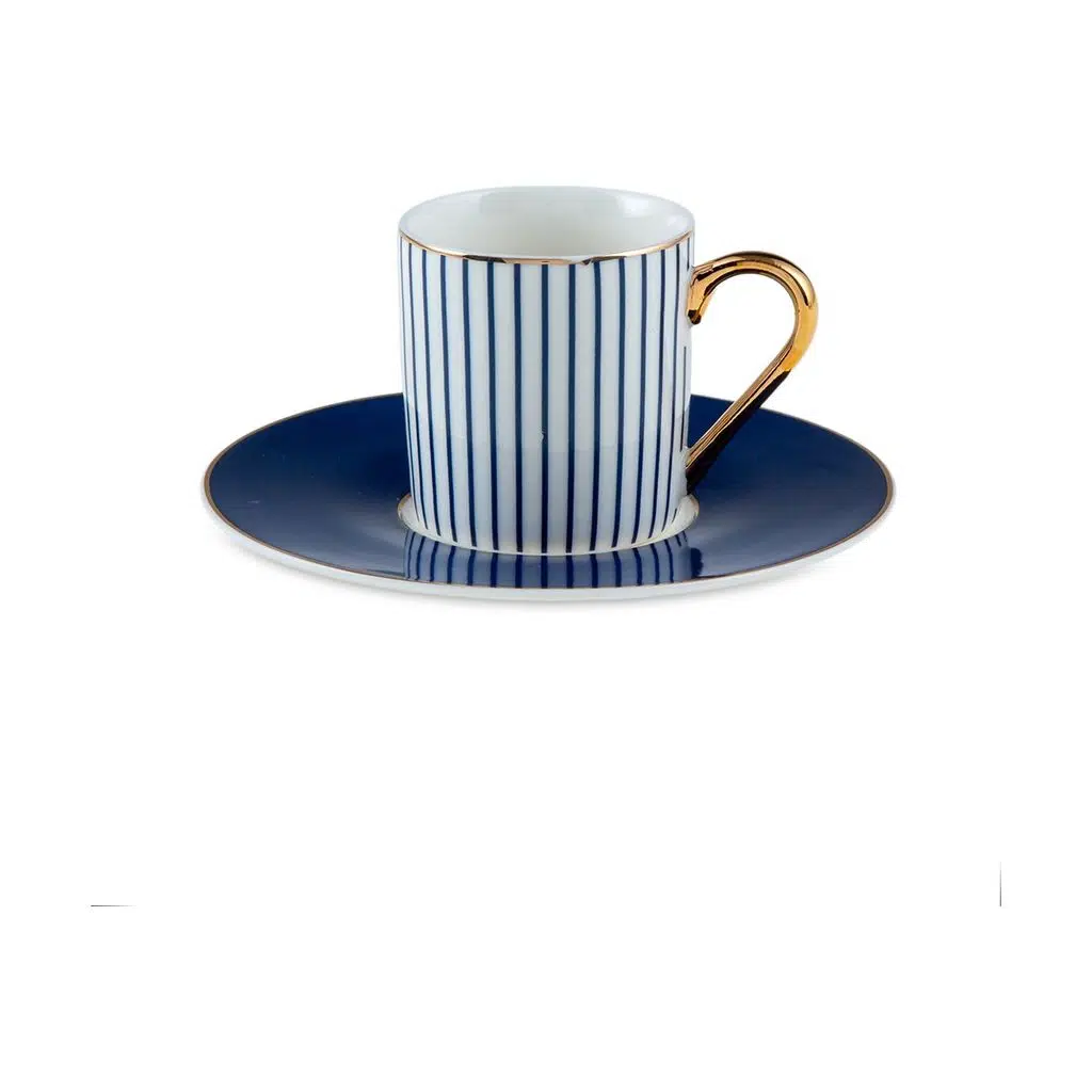 Jumbo Navy 2 Kişilik Kahve Fincan Takımı 90 ml Jumbo Navy 2 Kişilik Kahve Fincan Takımı 90 ml
