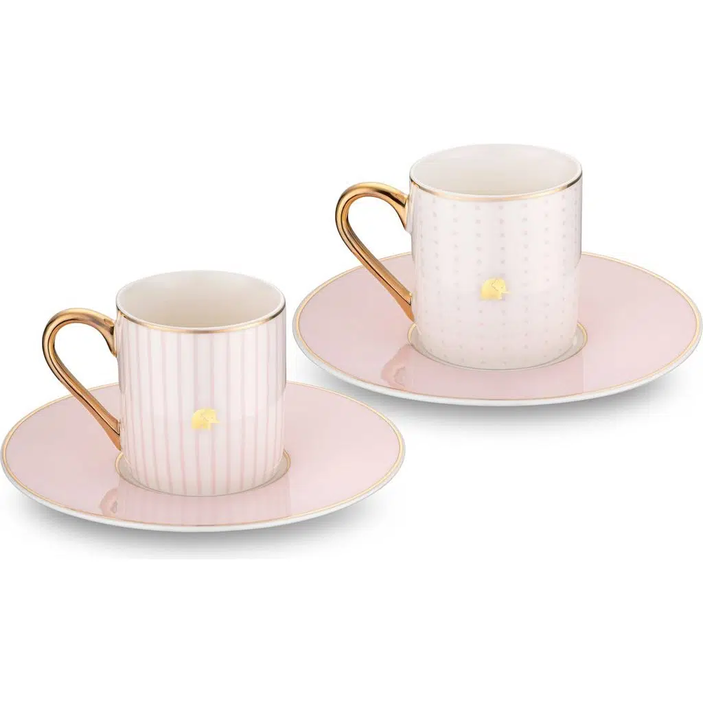 Jumbo Navy 2'li Kahve Fincan Takımı Pink Jumbo Navy 2'li Kahve Fincan Takımı Pink