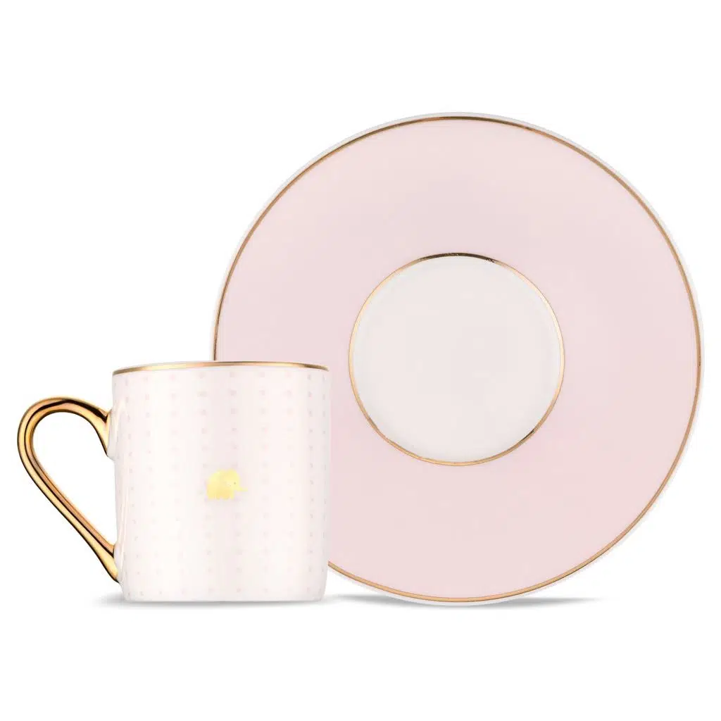 Jumbo Navy 2'li Kahve Fincan Takımı Pink Jumbo Navy 2'li Kahve Fincan Takımı Pink