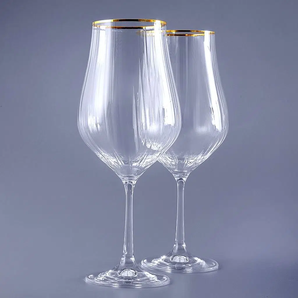 Jumbo Tulipa Gold 6'lı Ayaklı Kadeh 550 ml Jumbo Tulipa Gold 6'lı Ayaklı Kadeh 550 ml
