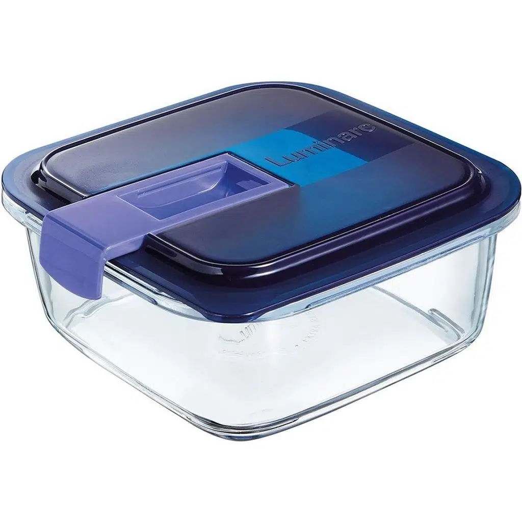 Luminarc Temp Easy Box Kare 122 CC Mavi Kapak