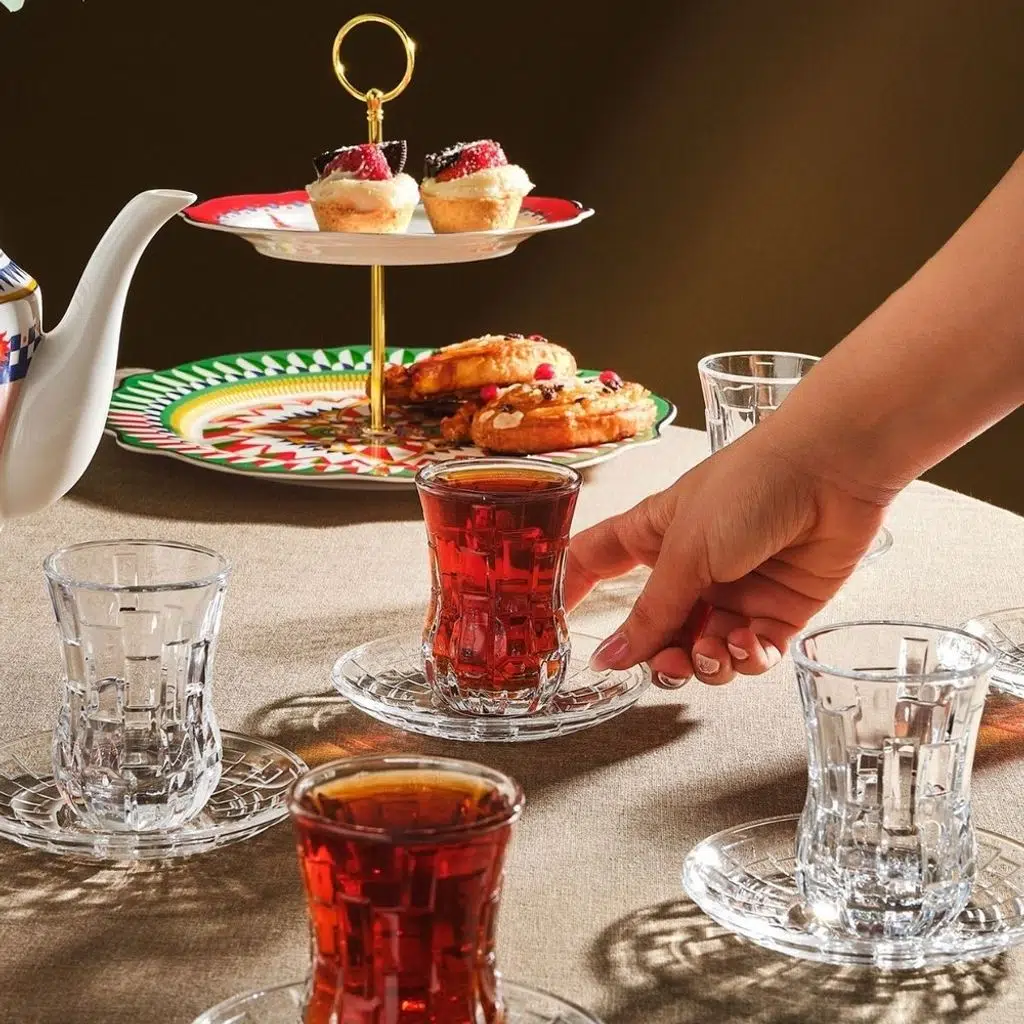 RCR Etna 6'lı Çay Bardak Seti 140 ml RCR Etna 6'lı Çay Bardak Seti 140 ml