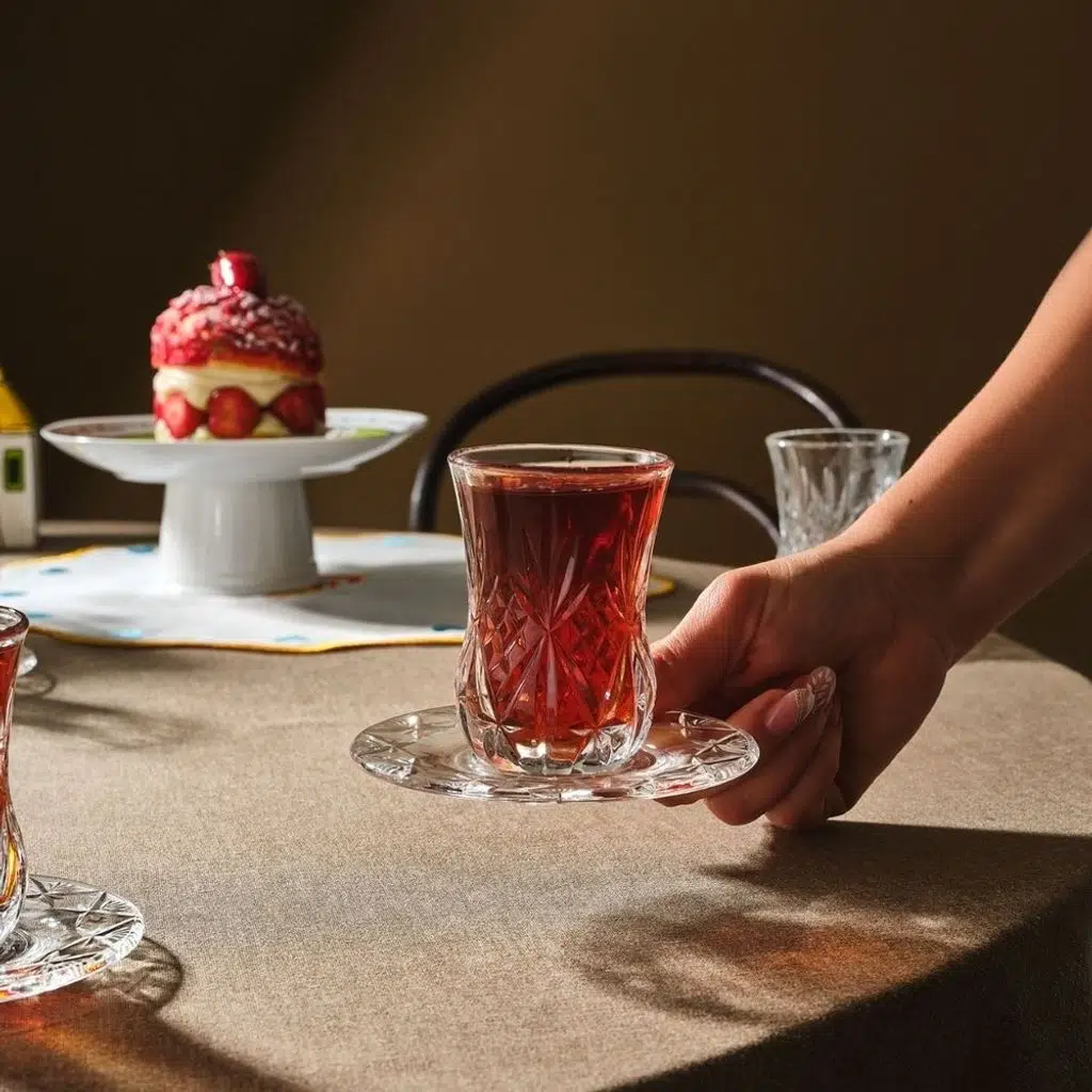 RCR Melodia 6'lı Çay Bardak Seti 140 ml RCR Melodia 6'lı Çay Bardak Seti 140 ml