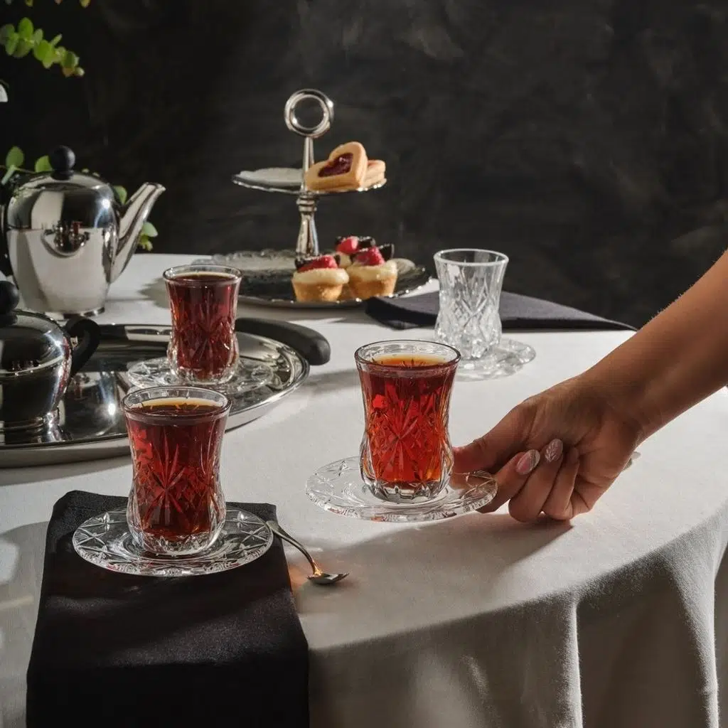RCR Melodia 6'lı Çay Bardak Seti 140 ml RCR Melodia 6'lı Çay Bardak Seti 140 ml