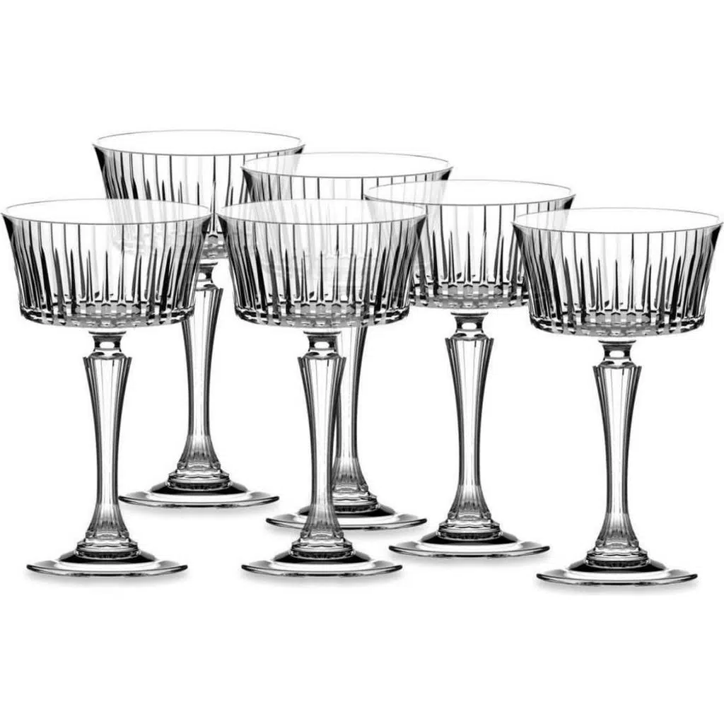 RCR Timeless 6'lı Şampanya Bardağı 260 ml 555.11.01.0003