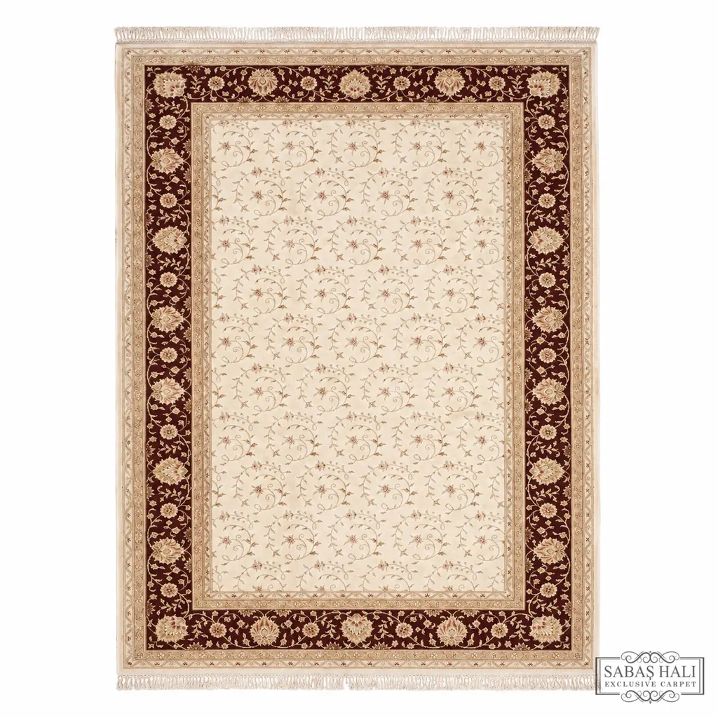 Sabaş Halı Exclusive Carpet – 026263 MAHZEN 203 x 308 cm (Uşak - Yün İpek Dokuma Halısı)