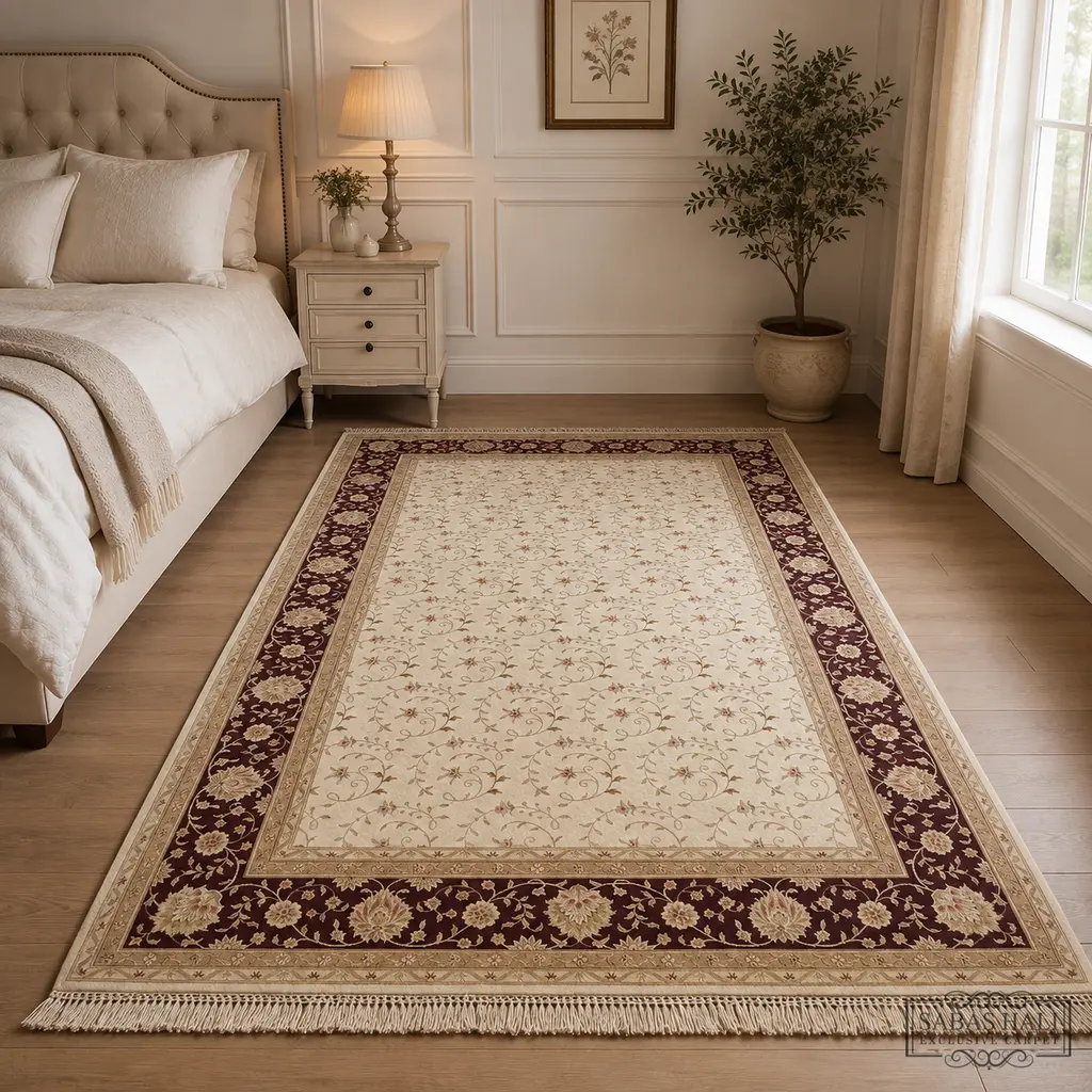 Sabaş Halı Exclusive Carpet – 026263 MAHZEN 203 x 308 cm (Uşak - Yün İpek Dokuma Halısı) Sabaş Halı Exclusive Carpet – 026263 MAHZEN 203 x 308 cm (Uşak - Yün İpek Dokuma Halısı)