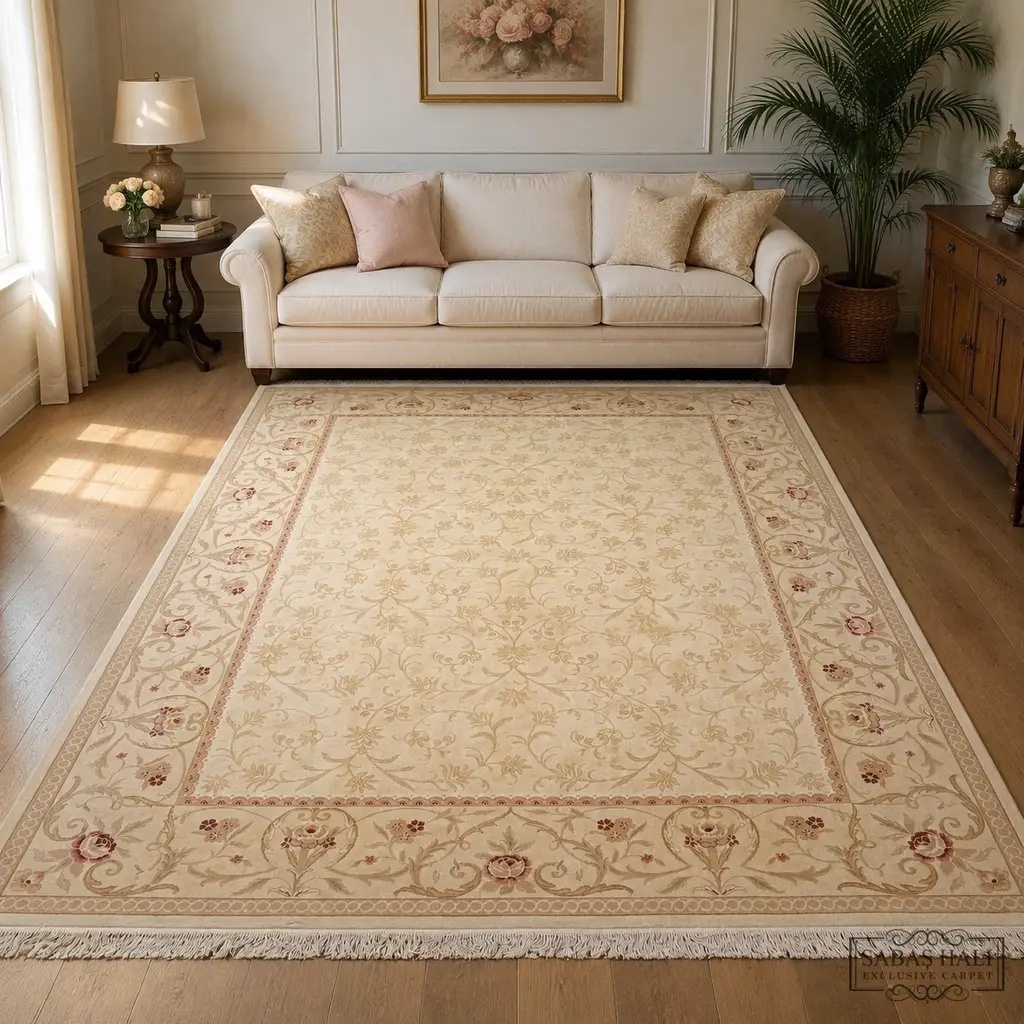 Sabaş Halı Exclusive Carpet – 027389 HÜRREM 247 x 323 cm (Uşak - Yün İpek Dokuma Halısı) Sabaş Halı Exclusive Carpet – 027389 HÜRREM 247 x 323 cm (Uşak - Yün İpek Dokuma Halısı)