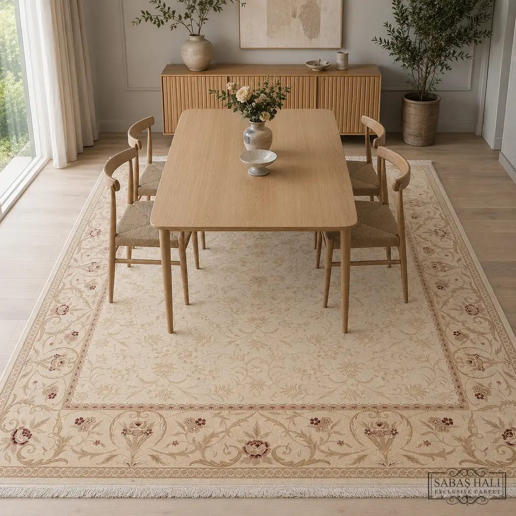 Sabaş Halı Exclusive Carpet – 027389 HÜRREM 247 x 323 cm (Uşak - Yün İpek Dokuma Halısı) Sabaş Halı Exclusive Carpet – 027389 HÜRREM 247 x 323 cm (Uşak - Yün İpek Dokuma Halısı)