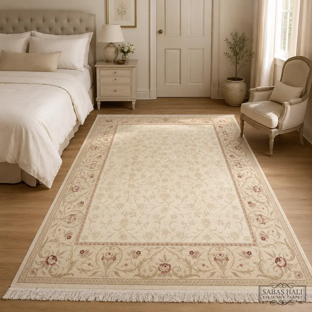 Sabaş Halı Exclusive Carpet – 027389 HÜRREM 247 x 323 cm (Uşak - Yün İpek Dokuma Halısı) Sabaş Halı Exclusive Carpet – 027389 HÜRREM 247 x 323 cm (Uşak - Yün İpek Dokuma Halısı)