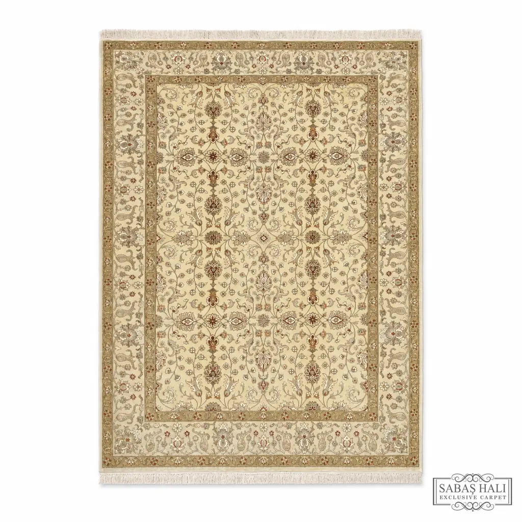 Sabaş Halı Exclusive Carpet – 047382 ANTİK İPEKLİ UŞAK 175 x 237 cm (Uşak - Yün İpek Dokuma Halısı)