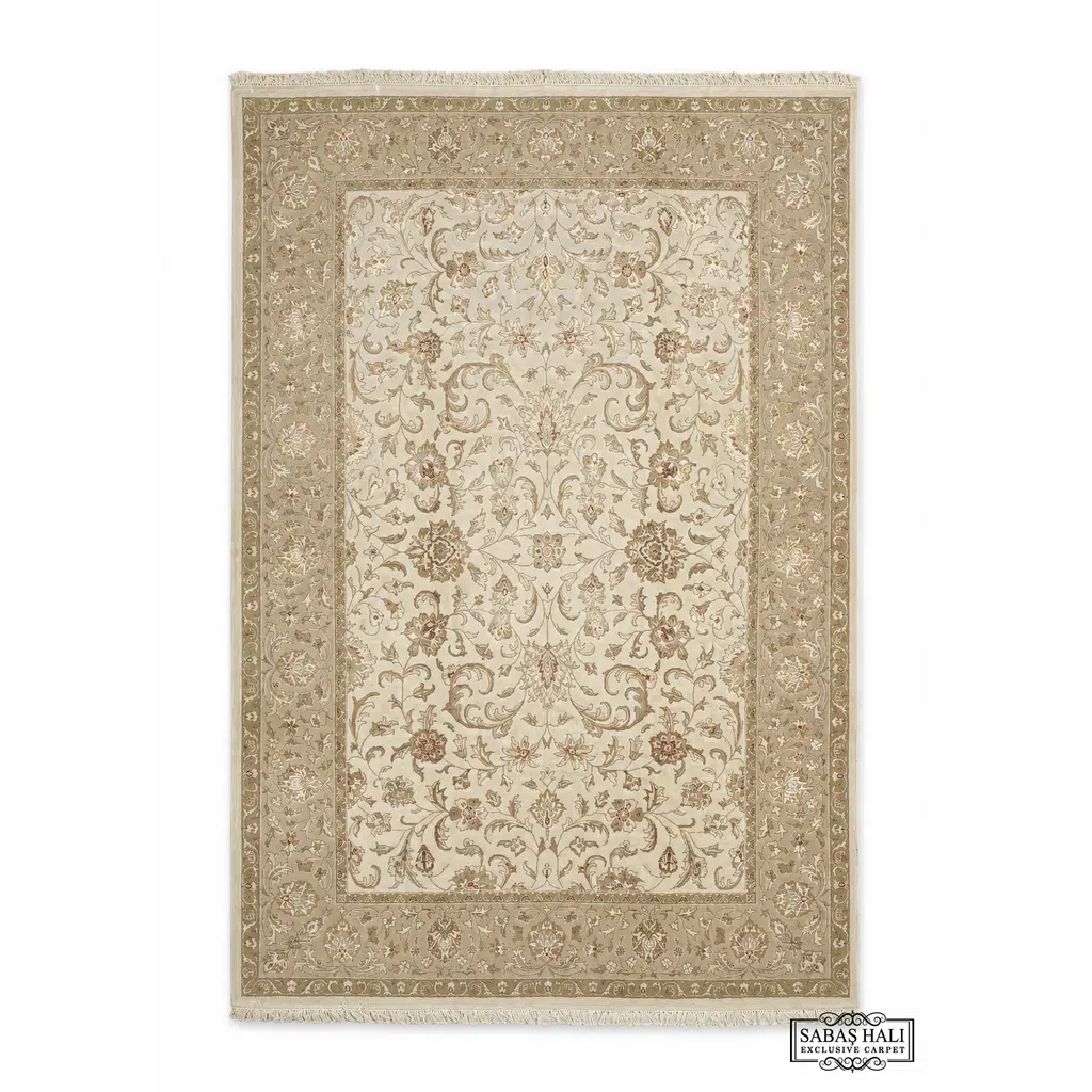 Sabaş Halı Exclusive Carpet – 057283 ANTİK İPEKLİ UŞAK 166 x 234 cm (Uşak - Yün İpek Dokuma Halısı)