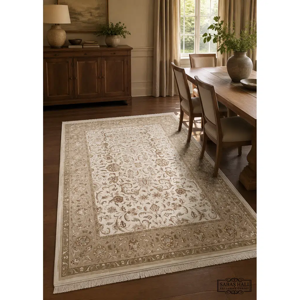Sabaş Halı Exclusive Carpet – 057283 ANTİK İPEKLİ UŞAK 166 x 234 cm (Uşak - Yün İpek Dokuma Halısı) Sabaş Halı Exclusive Carpet – 057283 ANTİK İPEKLİ UŞAK 166 x 234 cm (Uşak - Yün İpek Dokuma Halısı)