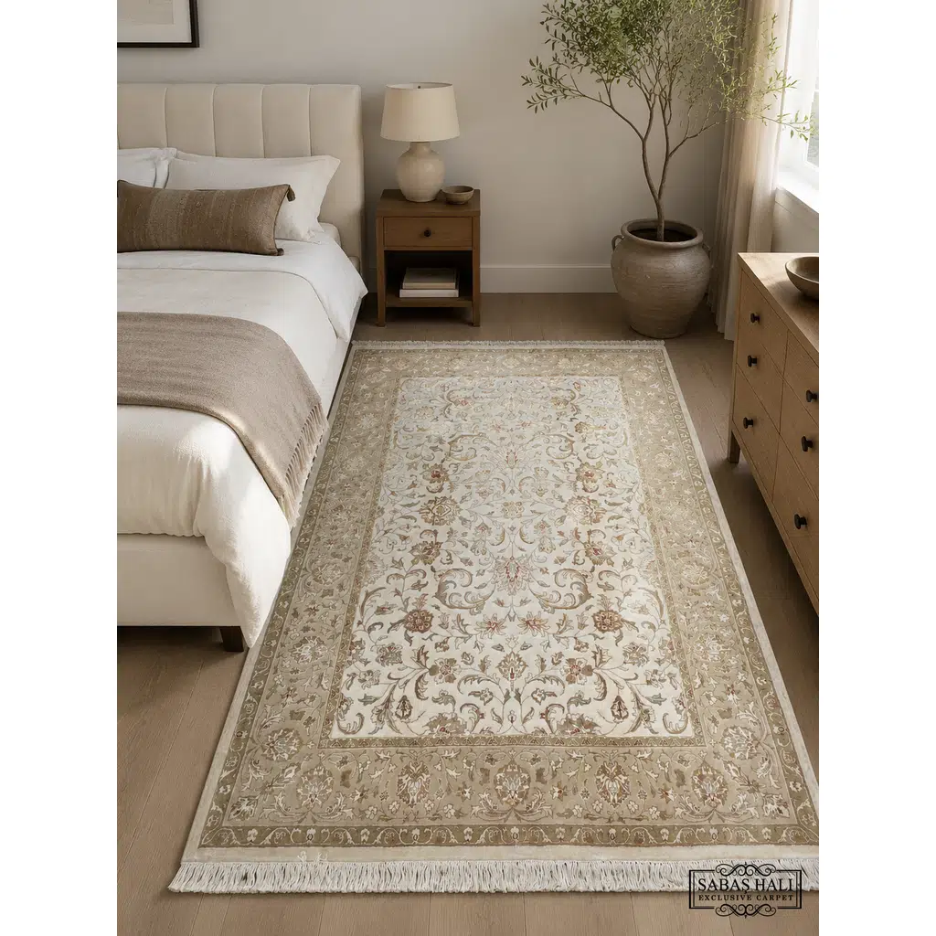 Sabaş Halı Exclusive Carpet – 057283 ANTİK İPEKLİ UŞAK 166 x 234 cm (Uşak - Yün İpek Dokuma Halısı) Sabaş Halı Exclusive Carpet – 057283 ANTİK İPEKLİ UŞAK 166 x 234 cm (Uşak - Yün İpek Dokuma Halısı)