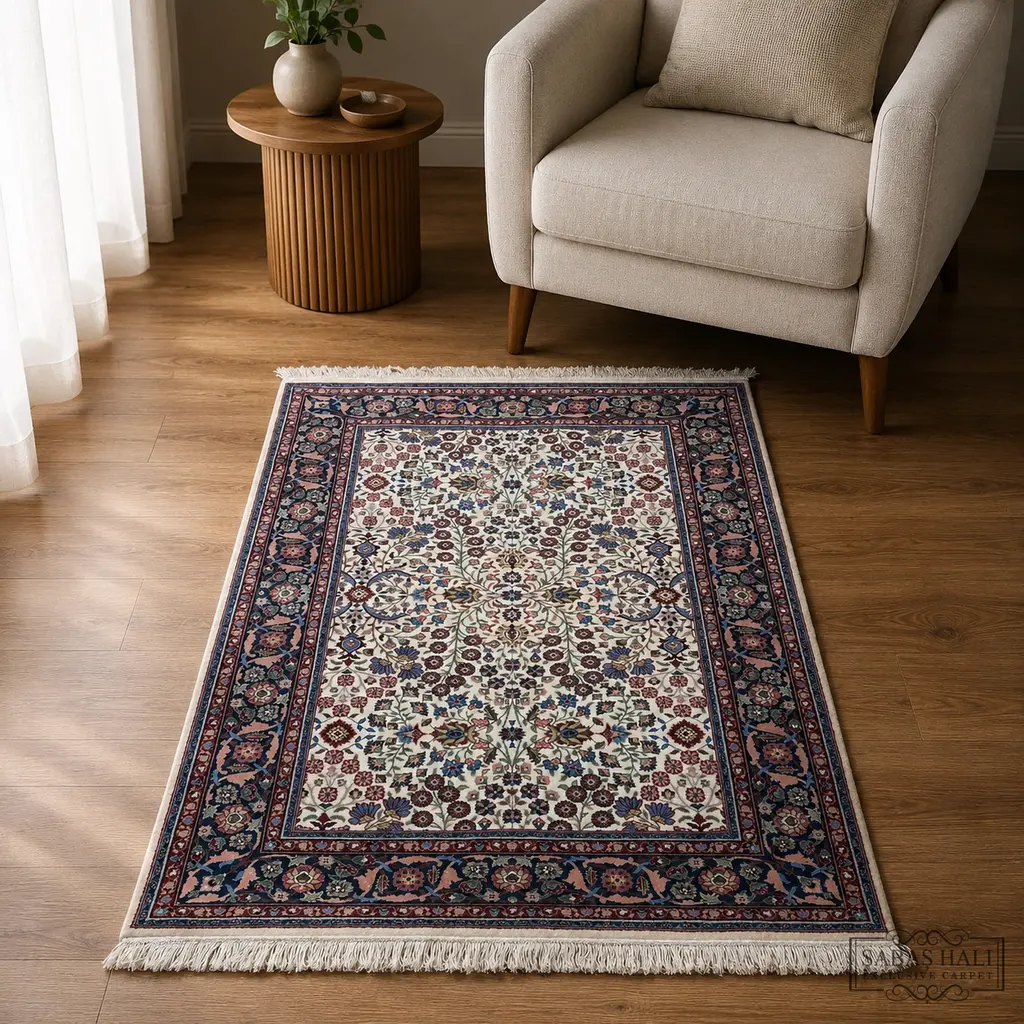 Sabaş Halı Exclusive Carpet – 061930 HEREKE 125 x 177 cm (Hereke - Yün Dokuma Halısı) Sabaş Halı Exclusive Carpet – 061930 HEREKE 125 x 177 cm (Hereke - Yün Dokuma Halısı)