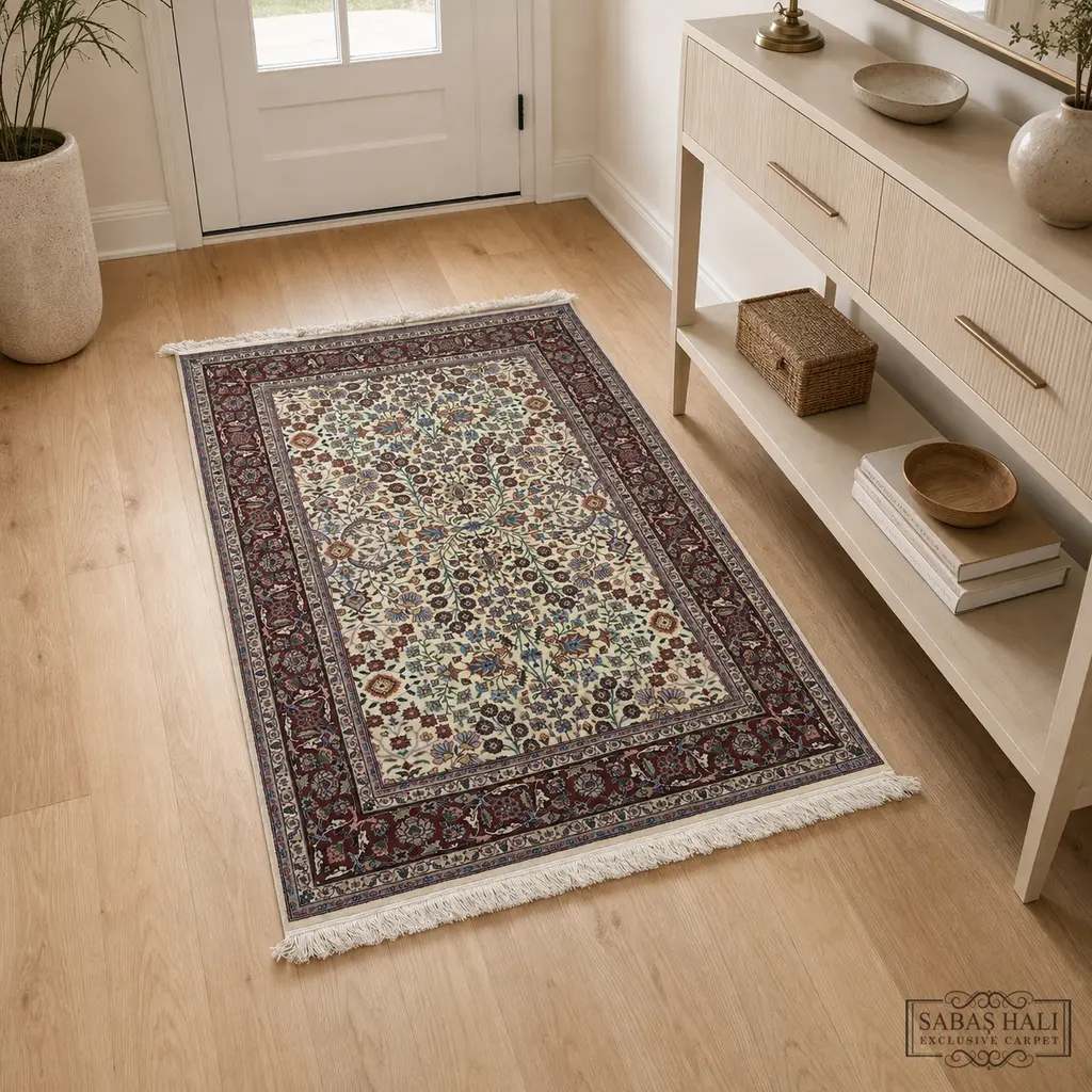 Sabaş Halı Exclusive Carpet – 061948 HEREKE 123 x 189 cm (Hereke - Yün Dokuma Halısı) Sabaş Halı Exclusive Carpet – 061948 HEREKE 123 x 189 cm (Hereke - Yün Dokuma Halısı)