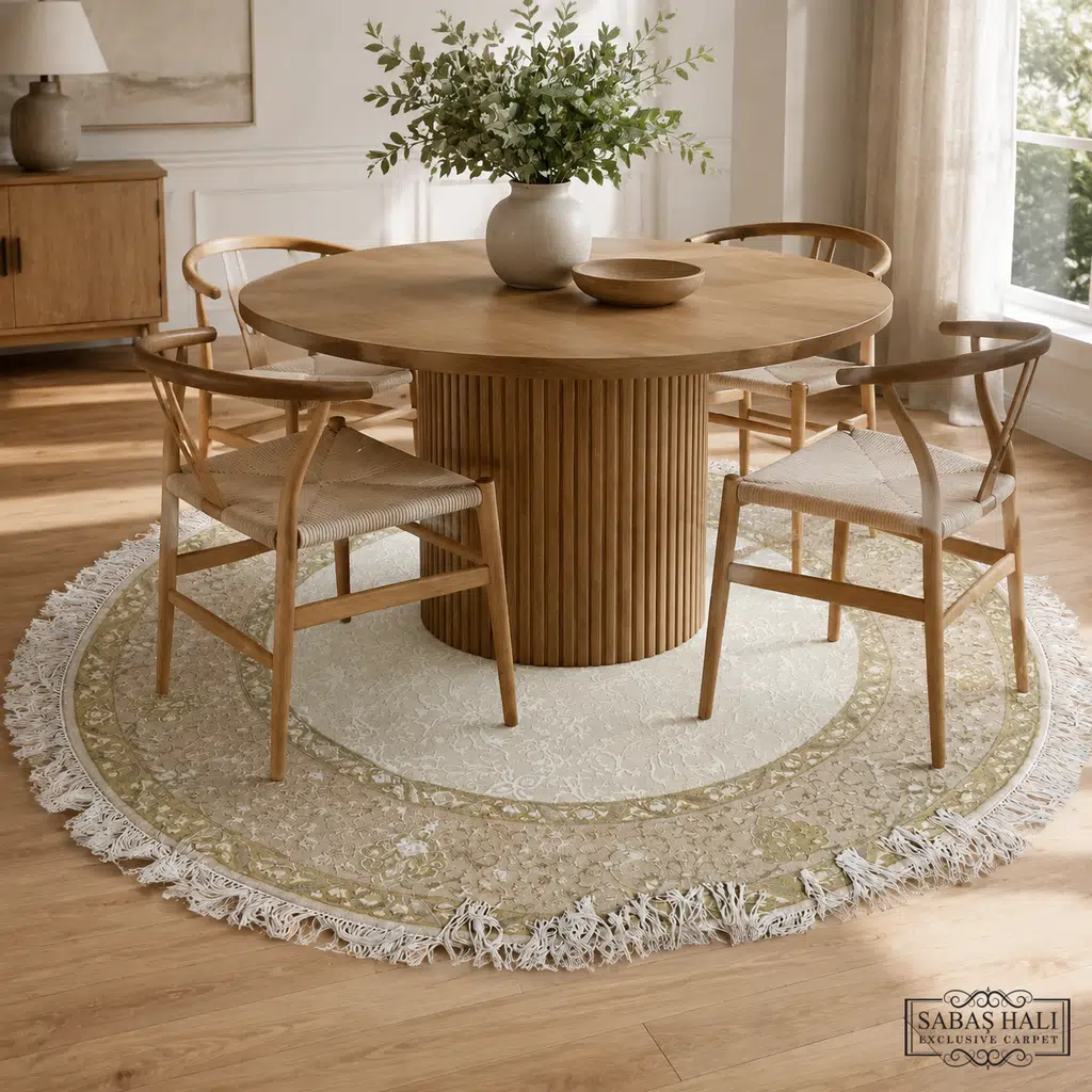 Sabaş Halı Exclusive Carpet – 062201 HÜRREM 153 x 153 cm (Uşak - Yün İpek Dokuma Halısı) Sabaş Halı Exclusive Carpet – 062201 HÜRREM 153 x 153 cm (Uşak - Yün İpek Dokuma Halısı)