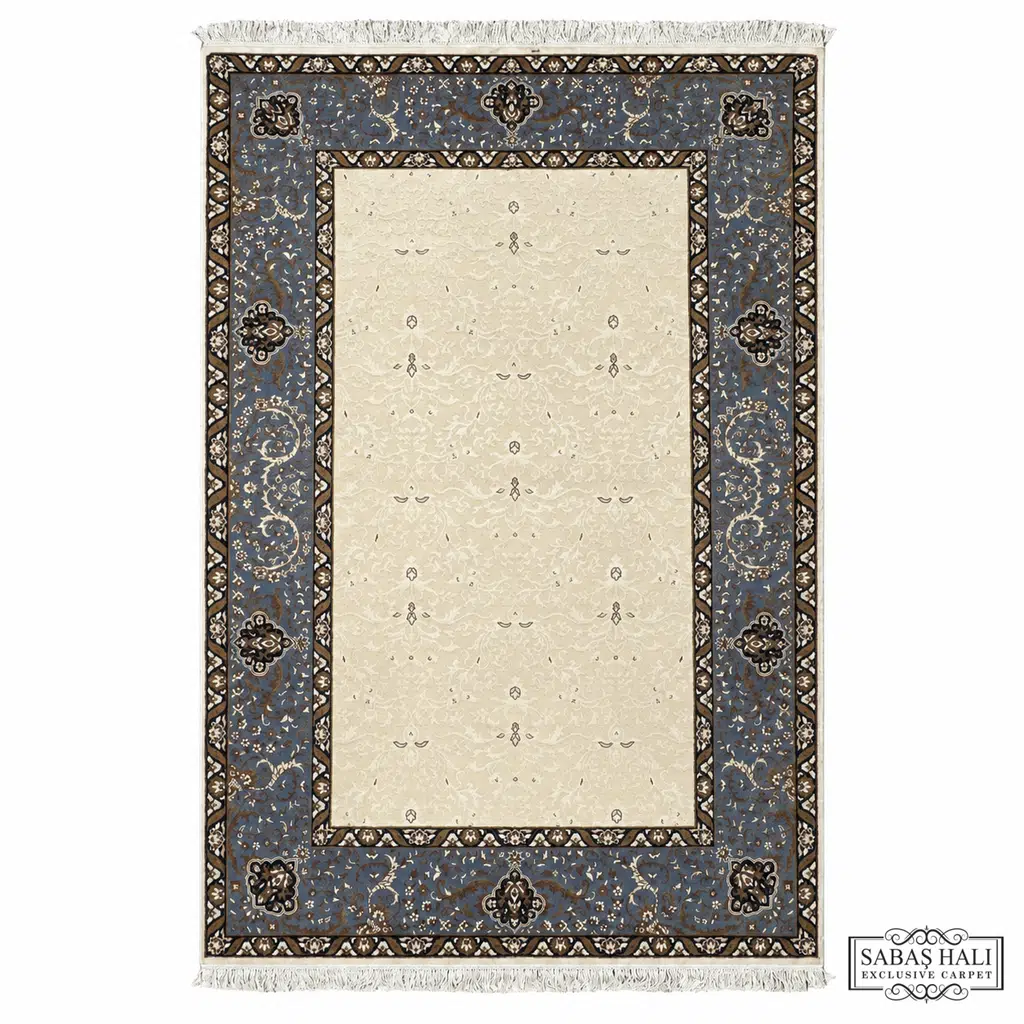 Sabaş Halı Exclusive Carpet – 062204 HÜRREM 123 x 187 cm (Uşak - Yün İpek Dokuma Halısı)