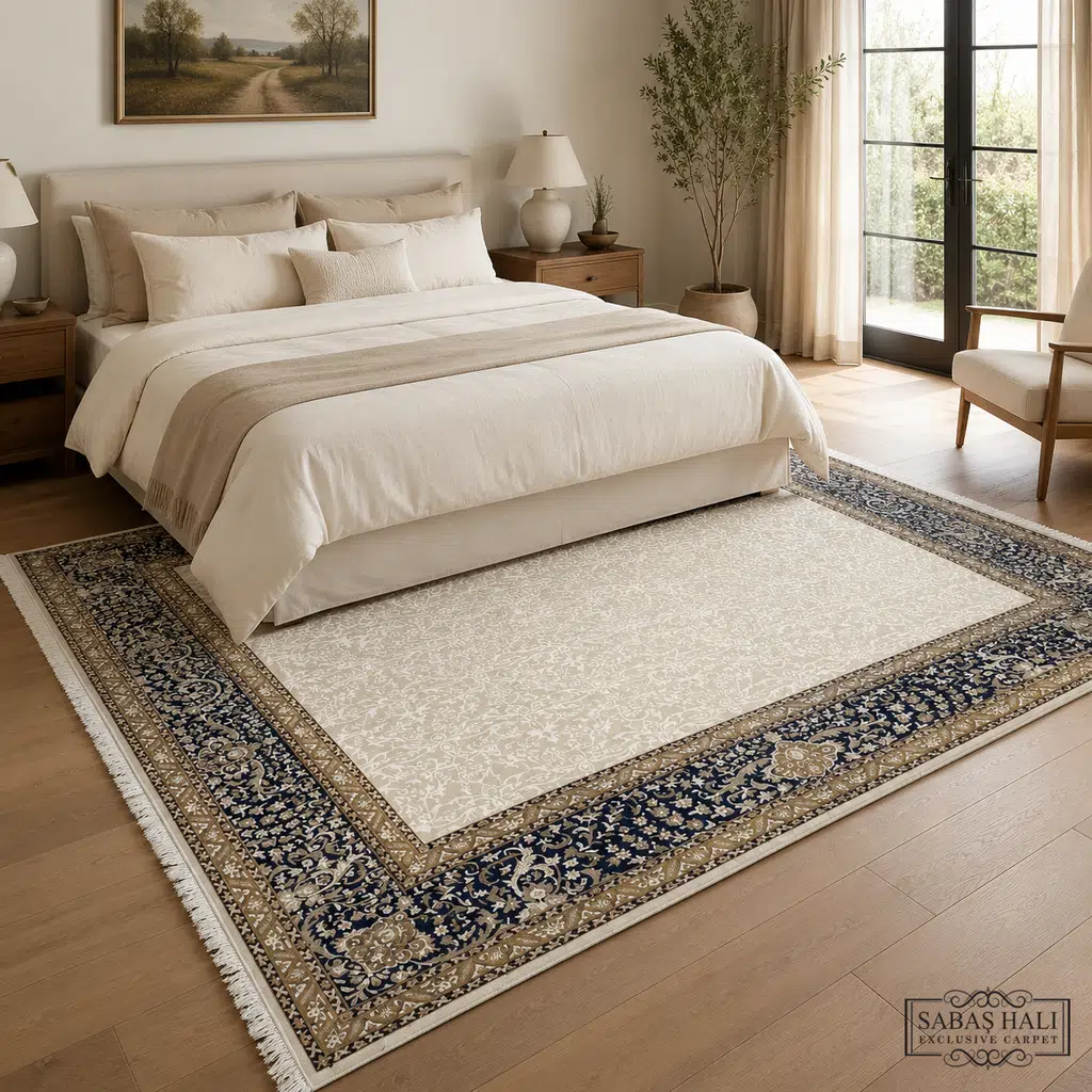 Sabaş Halı Exclusive Carpet – 062213 HÜRREM 237 x 303 cm (Uşak - Yün İpek Dokuma Halısı) Sabaş Halı Exclusive Carpet – 062213 HÜRREM 237 x 303 cm (Uşak - Yün İpek Dokuma Halısı)