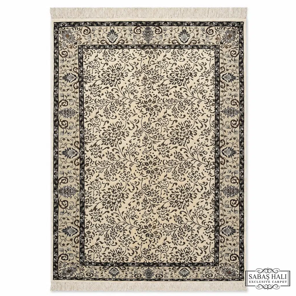Sabaş Halı Exclusive Carpet – 062250 SULTANBEYLİ 124 x 185 cm (Uşak - Yün İpek Dokuma Halısı)