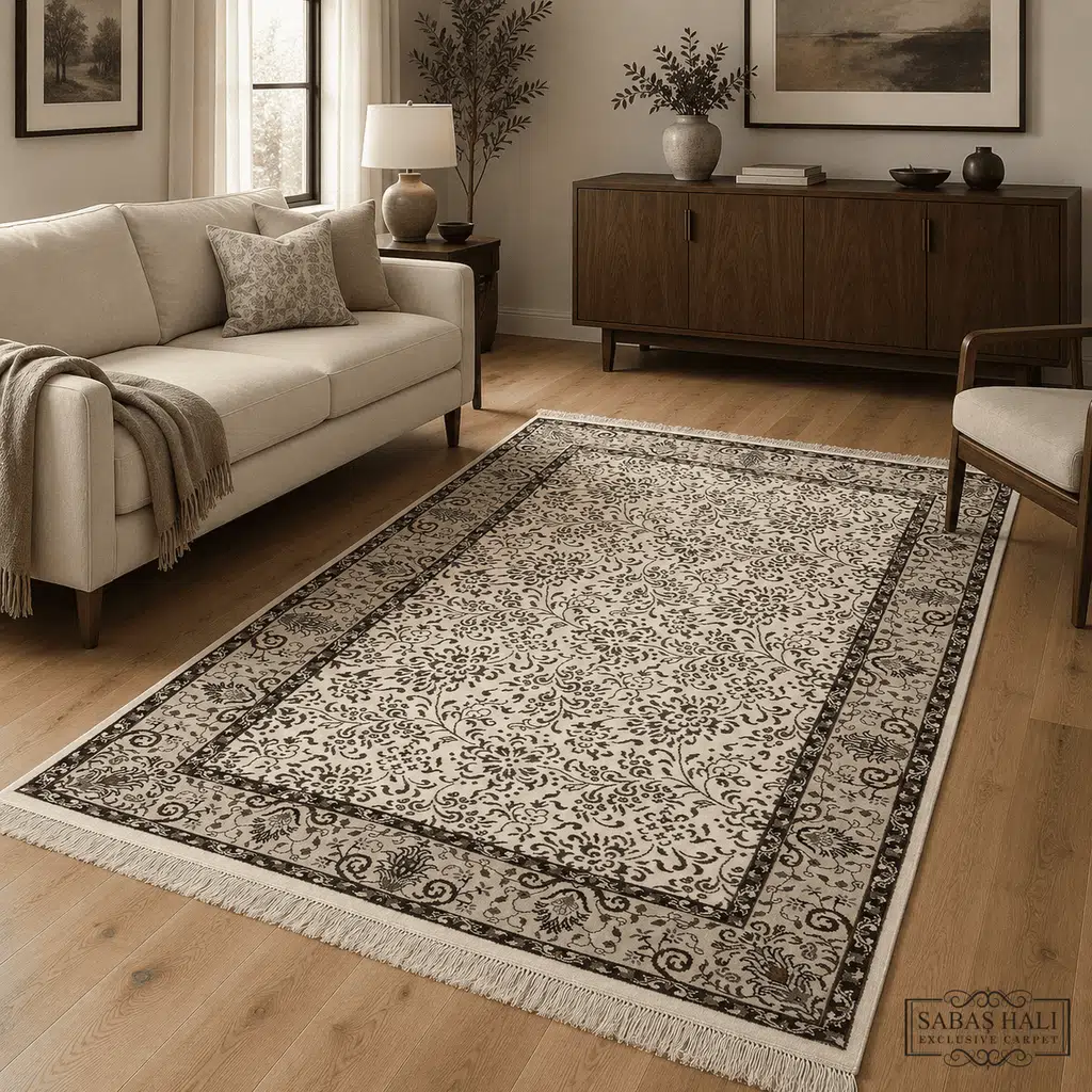 Sabaş Halı Exclusive Carpet – 062250 SULTANBEYLİ 124 x 185 cm (Uşak - Yün İpek Dokuma Halısı) Sabaş Halı Exclusive Carpet – 062250 SULTANBEYLİ 124 x 185 cm (Uşak - Yün İpek Dokuma Halısı)