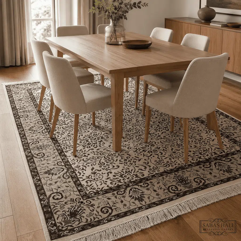 Sabaş Halı Exclusive Carpet – 062250 SULTANBEYLİ 124 x 185 cm (Uşak - Yün İpek Dokuma Halısı) Sabaş Halı Exclusive Carpet – 062250 SULTANBEYLİ 124 x 185 cm (Uşak - Yün İpek Dokuma Halısı)