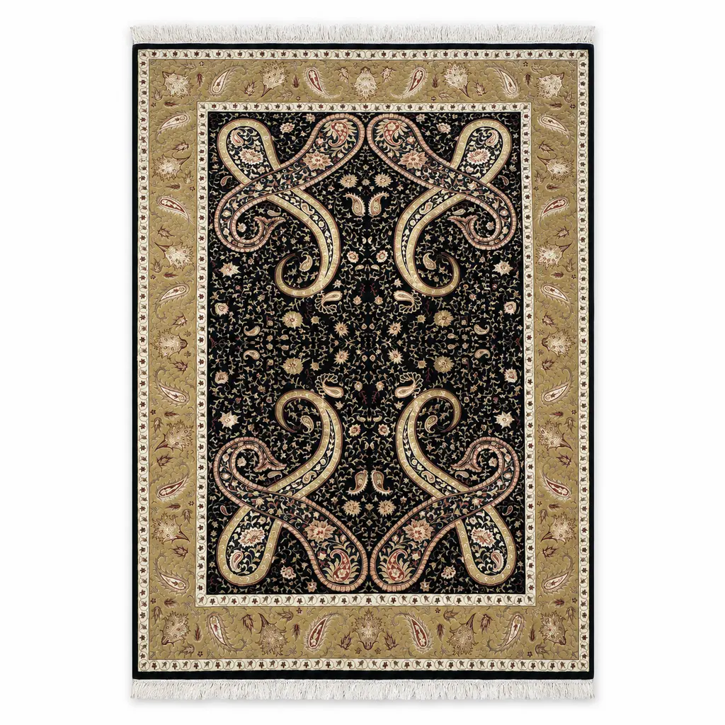 Sabaş Halı Exclusive Carpet – 062260 SIRAZE İPEKLİ 171 x 240 cm (Uşak - Yün İpek Dokuma Halısı)