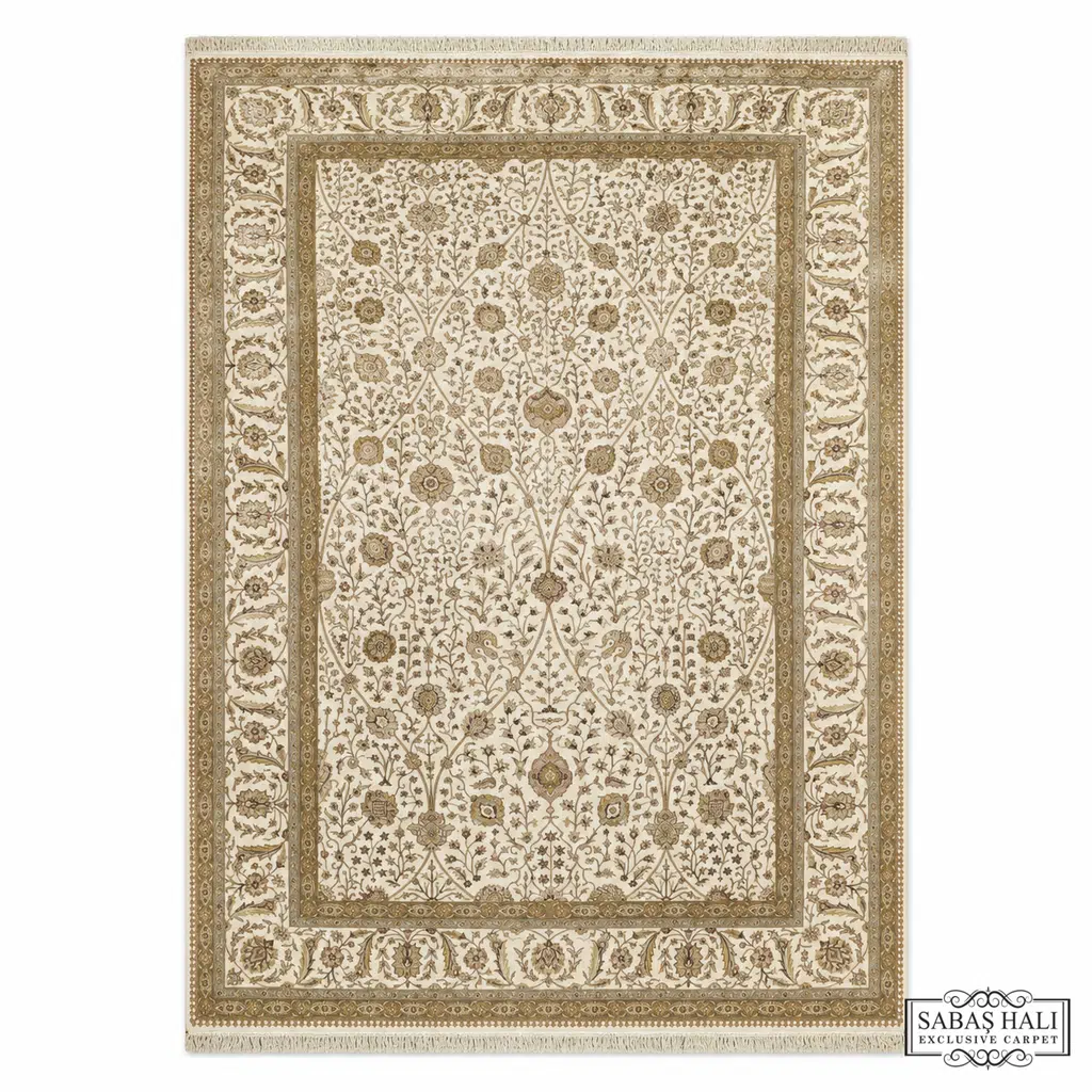 Sabaş Halı Exclusive Carpet – 062314 HAYYAM İPEKLİ 205 x 304 cm (Uşak - Yün İpek Dokuma Halısı)