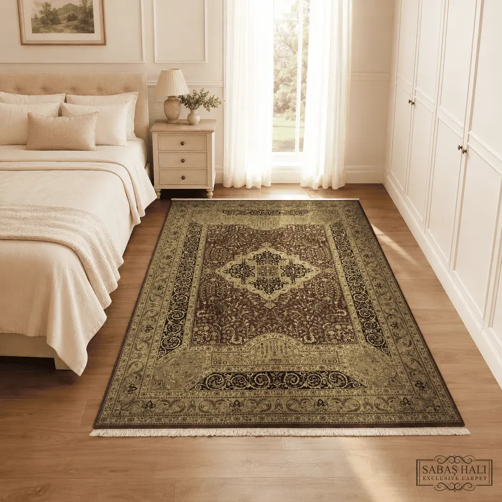 Sabaş Halı Exclusive Carpet – 062318 HAYYAM 193 x 301 cm (Uşak - Yün İpek Dokuma Halısı) Sabaş Halı Exclusive Carpet – 062318 HAYYAM 193 x 301 cm (Uşak - Yün İpek Dokuma Halısı)