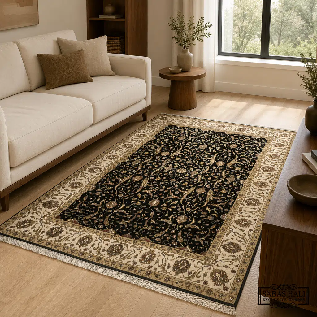 Sabaş Halı Exclusive Carpet – 073669 NAZENDE 171 x 241 cm (Uşak - Yün İpek Dokuma Halısı) Sabaş Halı Exclusive Carpet – 073669 NAZENDE 171 x 241 cm (Uşak - Yün İpek Dokuma Halısı)