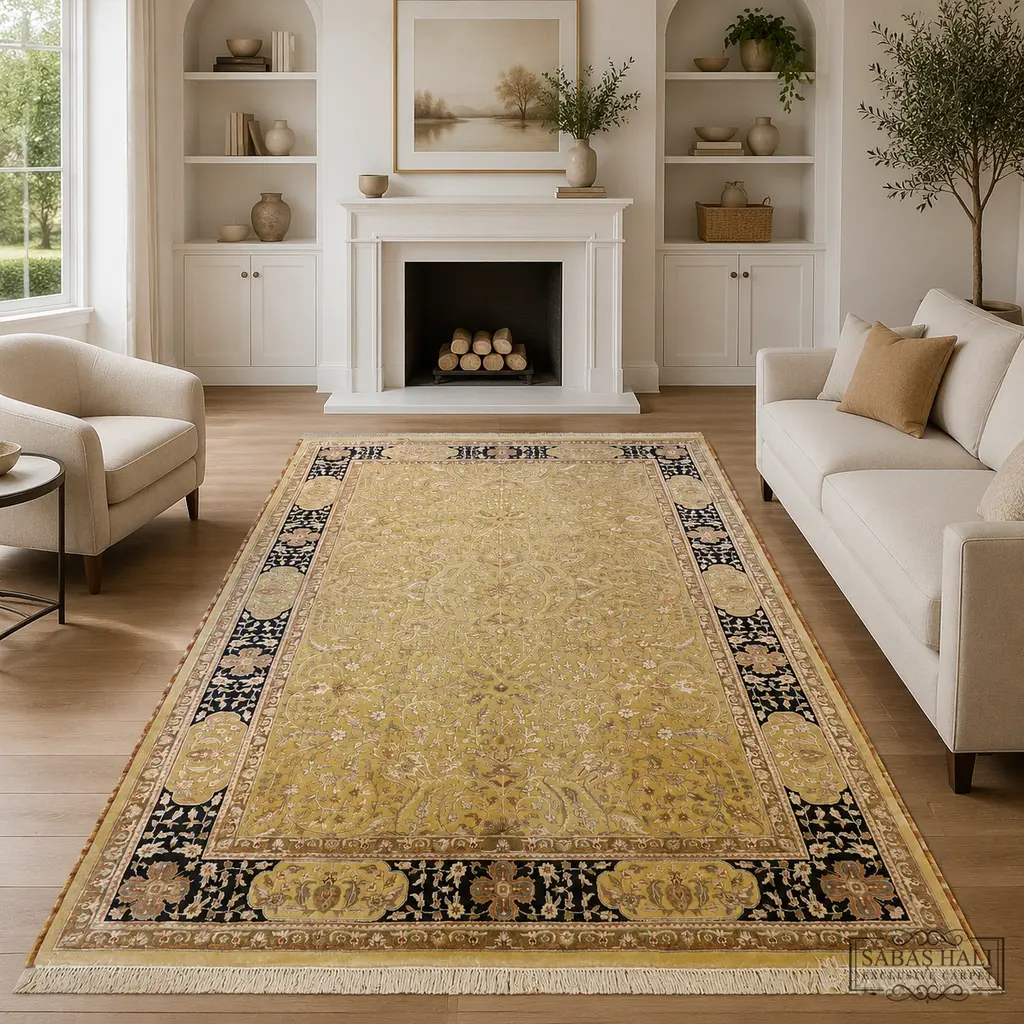 Sabaş Halı Exclusive Carpet – 073806 PELAS 198 x 300 cm (Uşak - Yün İpek Dokuma Halısı) Sabaş Halı Exclusive Carpet – 073806 PELAS 198 x 300 cm (Uşak - Yün İpek Dokuma Halısı)