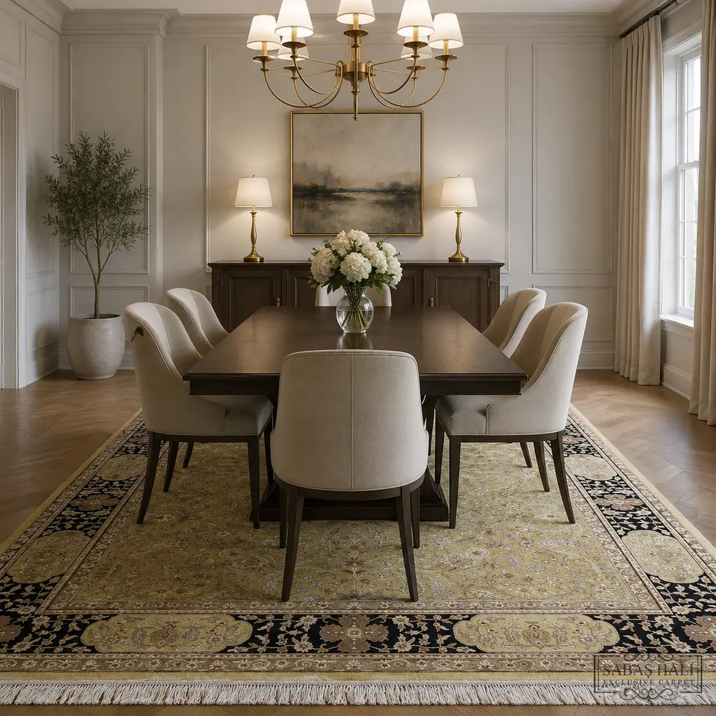 Sabaş Halı Exclusive Carpet – 073806 PELAS 198 x 300 cm (Uşak - Yün İpek Dokuma Halısı) Sabaş Halı Exclusive Carpet – 073806 PELAS 198 x 300 cm (Uşak - Yün İpek Dokuma Halısı)