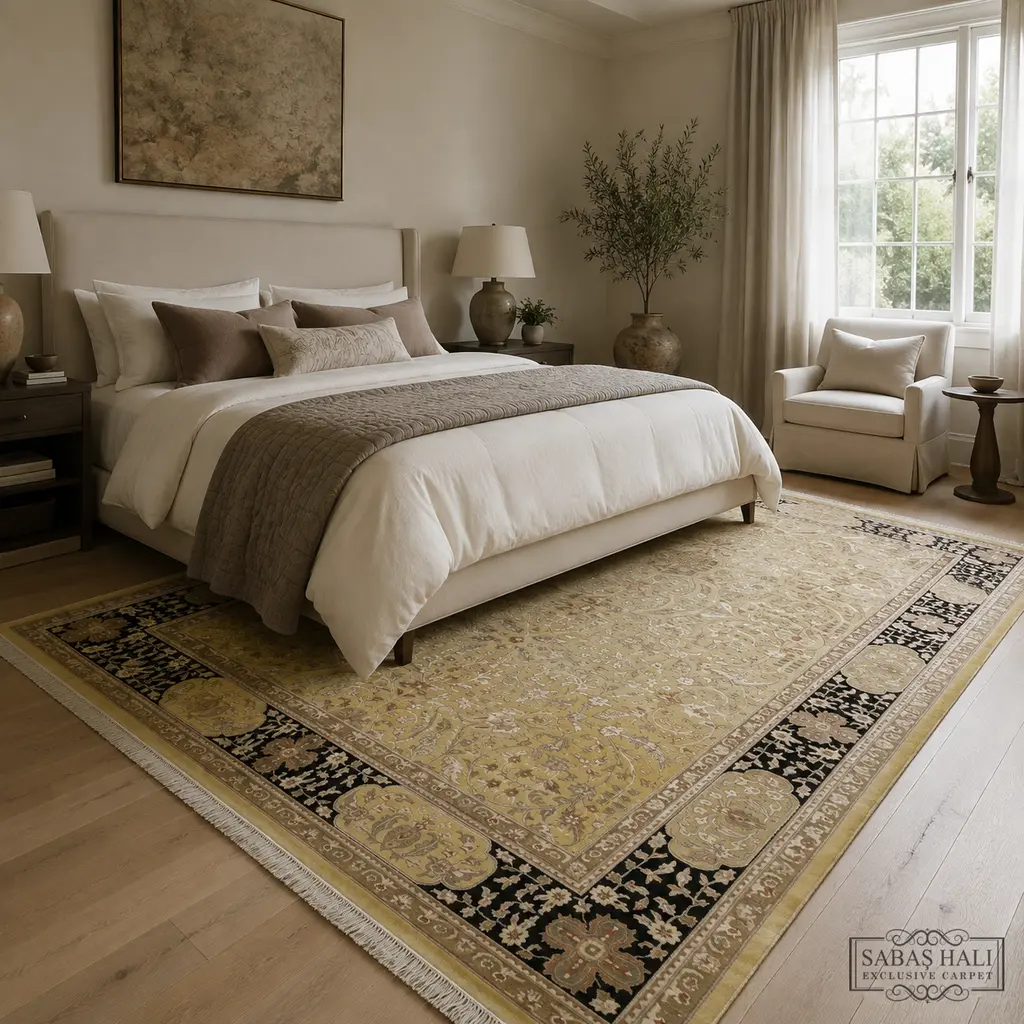 Sabaş Halı Exclusive Carpet – 073806 PELAS 198 x 300 cm (Uşak - Yün İpek Dokuma Halısı) Sabaş Halı Exclusive Carpet – 073806 PELAS 198 x 300 cm (Uşak - Yün İpek Dokuma Halısı)