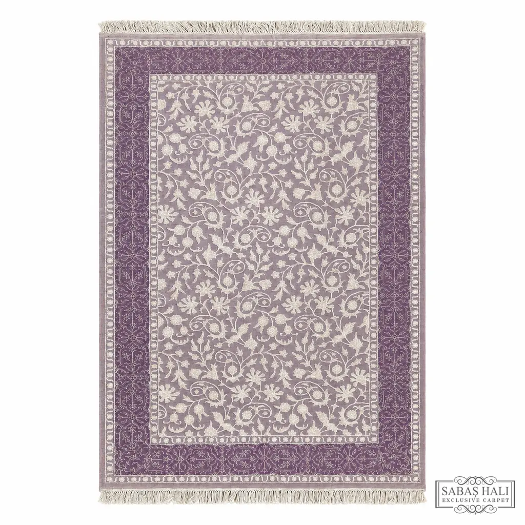 Sabaş Halı Exclusive Carpet – 073829 PELAS 121 x 182 cm (Uşak - Yün İpek Dokuma Halısı)