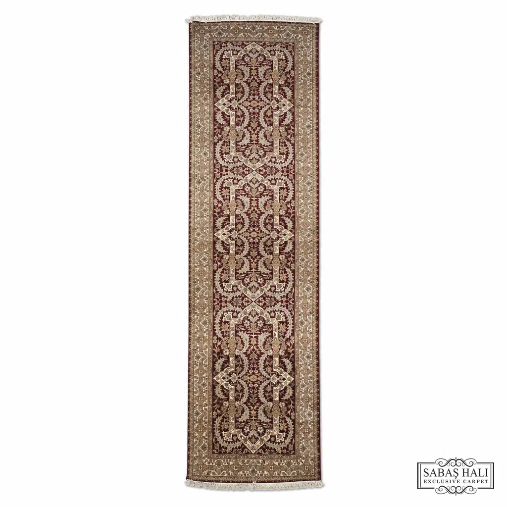 Sabaş Halı Exclusive Carpet – 107 x 393 cm ANTİK UŞAK YÜN (Uşak - Yün Dokuma Halısı)