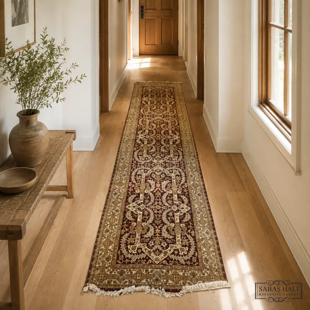 Sabaş Halı Exclusive Carpet – 107 x 393 cm ANTİK UŞAK YÜN (Uşak - Yün Dokuma Halısı) Sabaş Halı Exclusive Carpet – 107 x 393 cm ANTİK UŞAK YÜN (Uşak - Yün Dokuma Halısı)