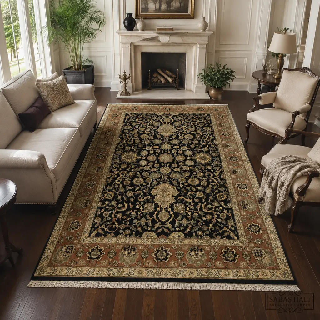 Sabaş Halı Exclusive Carpet – 12386 HEREKE 188 x 272 cm (Hereke - Yün Dokuma Halısı) Sabaş Halı Exclusive Carpet – 12386 HEREKE 188 x 272 cm (Hereke - Yün Dokuma Halısı)
