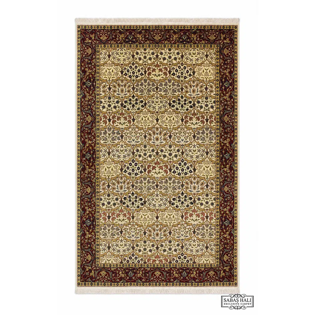 Sabaş Halı Exclusive Carpet – 12390 SÜPER HEREKE 152 x 237 cm (Hereke - Yün Dokuma Halısı)