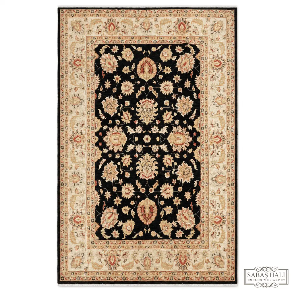 Sabaş Halı Exclusive Carpet – 12738 SÜPER UŞAK 201 x 293 cm (Uşak - Yün Dokuma Halısı)